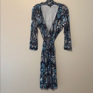 Felicity&coco snakeskin Wrap Dress -M/L